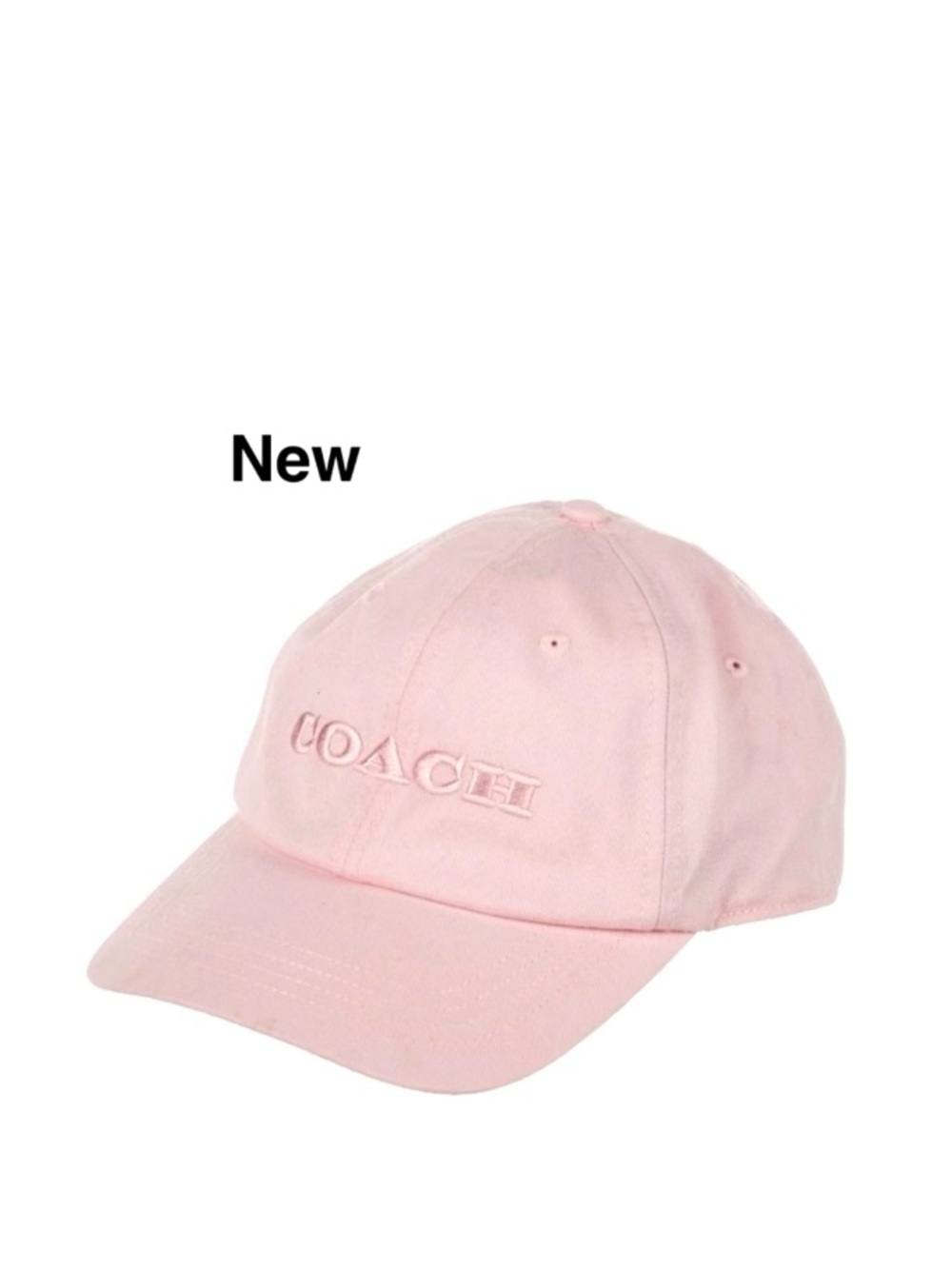 New Coach Women's Embroidered Baseball Light Pink with tags ⭐️⭐️⭐️⭐️